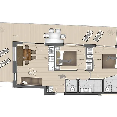 Platzhirsch Apart & Mayrhofen Zewnętrze zdjęcie